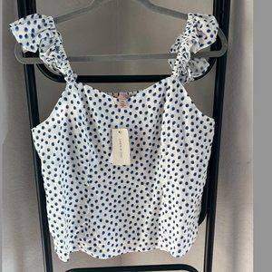 Philosophy Republic Polka Dot Linen Top